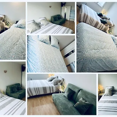 아파트 T2 Merignac, Tram, Airport, 6p *